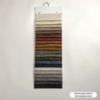 Tissu d'ameublement en velours slub bicolore durable, imprimé, froissé, résistant à l'usure, pour la décoration intérieure et les housses de canapé