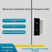 Serrure de casier étanche à déverrouillage par carte RFID avec bracelets, pour piscine, salle de sport, bureau – Verrou intelligent électronique sans clé à capteur pour armoire