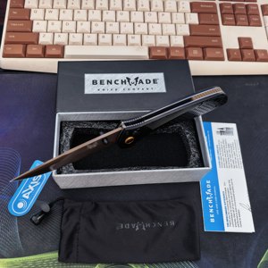 Couteau de poche pliant BM710 en gros, lame D2, manche en aluminium aérospatial, tactique EDC, pointe de lance DIY, approvisionnement direct usine, commande en gros - Product Image 4
