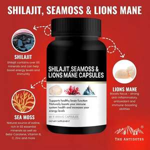 Pure Shilajit <span class=keywords><strong>Gold</strong></span> Capsules Shilajit Natuurlijk Biologisch Energie Supplement 1000mg Himalaya Shilajit Capsules voor Mannen - Product Image 2