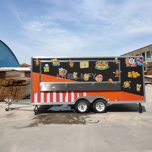 2025 Street Car Commercial Mobile Foodtruck Cocina Concesión Camión Catering Comida Remolques Totalmente equipados - Product Image 6