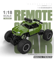 Voiture télécommandée tout-terrain 1:18 Jouets radiocommandés 2,4 GHz Voiture électrique télécommandée tout-terrain pour enfants