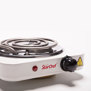 Appareil électroménager <span class=keywords><strong>de</strong></span> cuisine portable, <span class=keywords><strong>plaque</strong></span> chauffante électrique 1000 Watts, blanche - Product Image 6