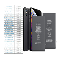Batterie de téléphone portable OEM directement de l'usine pour iPhone 6 7 8 X XS MAX XR 11 12 13 14 15 16 17 Pro Max, batterie de remplacement pour téléphone portable