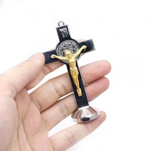 Salib Yesus Logam 4,3*8,5cm, Salib Kristen Katolik - Product Image 5