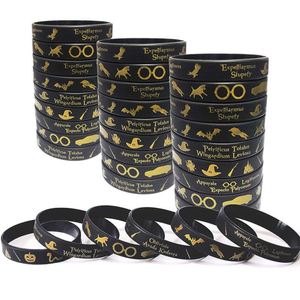 Affordable Personalized Logo <b>Pink</b> Wristbands Custom Wide Rubber Wristbands for Events - Product Image 3