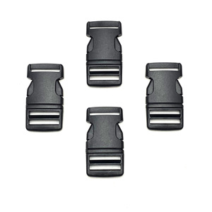 Hebilla de separación de plástico ajustable, hebilla de Liberación lateral rápida para bolsa, 20MM-51MM