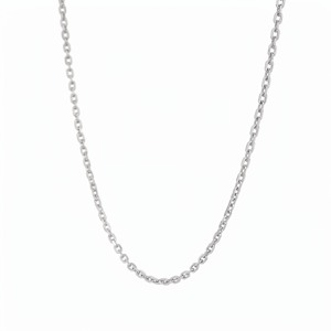 Collar de Cadena Fina Minimalista en Platino Pt950 Blanco para Hombre y Mujer, Joyería Atemporal de Platino Sólido de 8.4g, Regalo para Uso Diario - Product Image 5