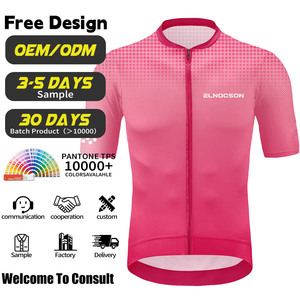 カスタマイズ可能な軽量 & 防風夏半袖サイクリングジャージーメンズ & レディース工場用ロードバイククラブジャージー - Product Image 1