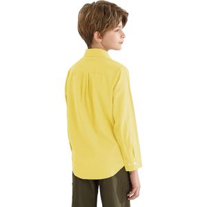 Chemise habillée à manches longues pour garçons, en tissu Oxford, avec poche poitrine, coupe classique, idéale pour l'uniforme scolaire - Product Image 2