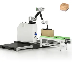 Máquina empilhadora de paletizadora robótica para paletizadora de caixa com novo design