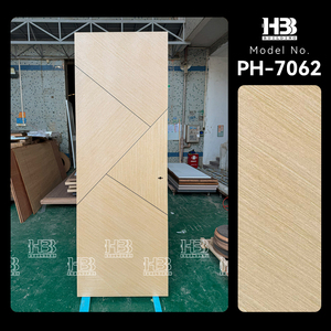 Porte intérieure pré-montée en bois massif, design américain moderne, <span class=keywords><strong>placage</strong></span> <span class=keywords><strong>noyer</strong></span> noir, étanche, pour maisons résidentielles, dernière collection Foshan - Product Image 4