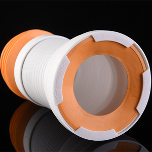 Bathroom Plastic Accessory Plastic Factory Direct Bathroom Wc Pan Connector Toilet Plastic Water Tube Fittings Accessory