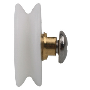 Rouleau concave Juwoya de 22,5 mm de diamètre avec trou de 4 mm, poulie pour porte de douche, roue pour porte coulissante en verre de salle de bain - Product Image 2