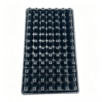 Plateaux de semis à 98 cellules fabriqués en usine, plateaux de semis pour serre, pour la germination des légumes de jardin, échantillons gratuits