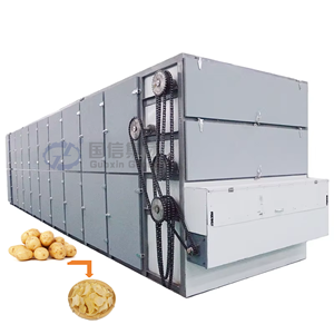 Cámara de secado de patatas con cinta transportadora de malla continua para ahorro de energía, secador de patatas en rodajas con cinta transportadora de malla. - Product Image 1