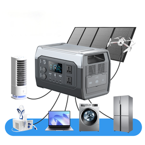 Điện thoại di động khẩn cấp năng lượng mặt trời Máy phát điện AC 100-120V/220V-240V pin lithium dự phòng DC 12V/24V cung cấp điện 1000wh để sử dụng nhà - Product Image 1