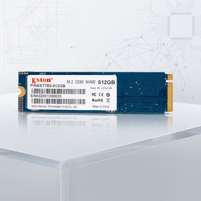 Kston New Nvme M.2 PCIe Gen3x4 2280 1TB/512GB/256GB/128GB Internal SSD with 3-Year Warranty for PC Laptop Gaming