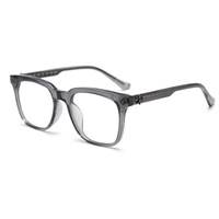 Lunettes de vue anti-lumière bleue, style chrome, géométriques contemporaines, rondes, roses, pour femmes et hommes, monture intégrale, légères, durables, pour un usage quotidien