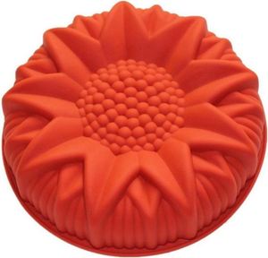 Grand moule en silicone en forme de fleur, plateau de cuisson pour anniversaire, outils de pâtisserie haut de gamme pour gâteaux et desserts créatifs - Product Image 1