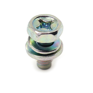 Tornillo hexagonal de acero inoxidable personalizado con cabeza hexagonal y ranura cruzada, tornillo hexagonal plano galvanizado para muebles - Product Image 4