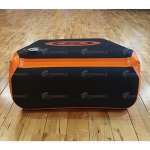 Tapis d'exercice pliable <span class=keywords><strong>Gymnastique</strong></span> Inclinaison Fromage Wedge Mat Blow up Air Incline Tumbling Mat pour les enfants - Product Image 5