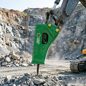 Brise-roche hydraulique triangulaire Furukawa, tige de burin de 210 mm, pour équipement de construction minière et de tunnellerie - Product Image 2
