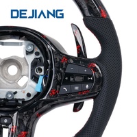 Volant en fibre de carbone forgée avec LED pour BMW G30 G20 G32 G01 G02 G28 G31 G87 M3 M4 M5 M6 avec chauffage, haute qualité, M-Sport