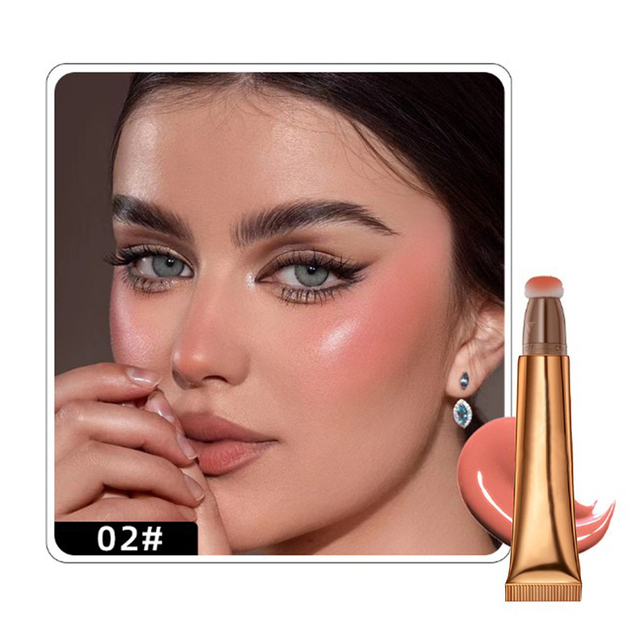 Hot Sale Wholesale Liquid Blush Highlighter Smooth Lightweight Shimmer Blush Waterproof Highlighter