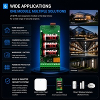 Module de relais d'alarme sans fil, module d'intégration de sécurité intelligent pour système d'alarme domestique, solution d'installation d'automatisation de la maison intelligente