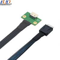 Ocular PCI-E SFF-8611 4i Male ke SFF-8612 4i Female Server SSD Adapter Data kabel ekstensi 30CM 50CM