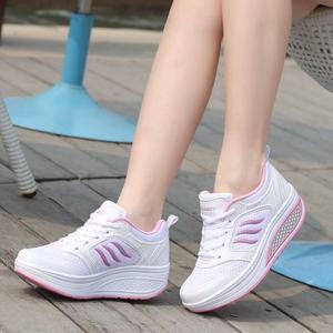 New Women's Spring <strong>Sneakers</strong> Mesh Breathable Casual Shoes Thick <strong>Sole</strong> Travel Shoes - Product Image 6