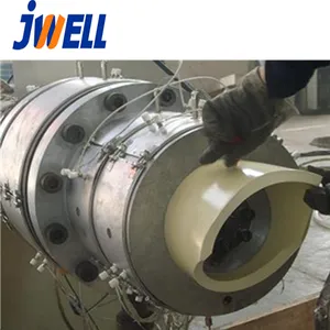 Jwell vier hoofd leiding pvc plastic pijp maken/productie/extrusie machine