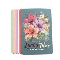 Mélangeurs de tuiles de mahjong roses en PP, ensemble de cartes de mélange de tuiles de mahjong, accessoires de mahjong pour mélanger et remuer les tuiles