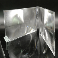Loupe optique en plastique personnalisable de 0.5 à 100mm avec structure plan-concave prise en charge par l'OEM
