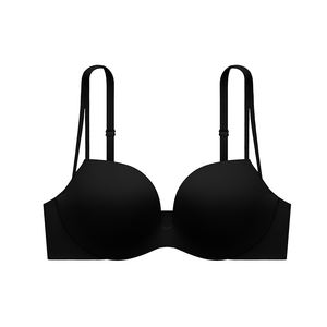 Sujetador tipo camiseta con estampado de leopardo, push-up, sin costuras, con aros, tirantes convertibles, lencería sexy <span class=keywords><strong>para</strong></span> <span class=keywords><strong>vestidos</strong></span> de escote pronunciado - Product Image 5