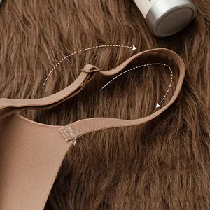 Sujetadores transpirables sin costuras para mujer, sujetador fino de realce, sujetador de soporte sólido sin aros, ropa interior cómoda para mujer y Niña - Product Image 4