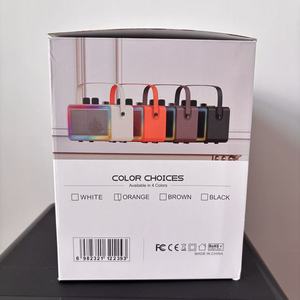 Machine de karaoké <span class=keywords><strong>SP500</strong></span>, haut-parleur de karaoké portable sans fil avec 2 microphones, 4 modes LED avec musique - Product Image 5