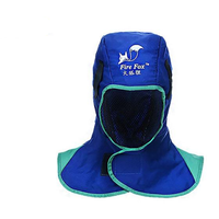 Soudage Anti-Chaud Isolation Thermique Bleu Ignifuge Cap Ignifuge Splash Soudeur Tête Couverture Dur Chapeau