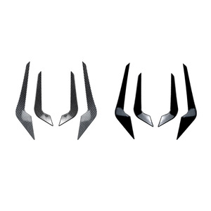 Autocollants adhésifs pour voiture, texture en fibre de carbone noir piano, pour aérations avant et calandre de la BMW Série 2 F87 M2 2016-2021 - Product Image 3