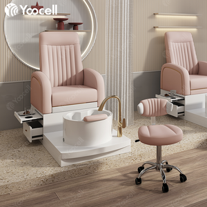 เก้าอี้นวดทำเล็บเท้าสำหรับร้านเสริมสวย Yoocell รุ่นปี <span class=keywords><strong>2022</strong></span> เก้าอี้ทำเล็บมืออาชีพสำหรับร้านทำเล็บ - Product Image 3