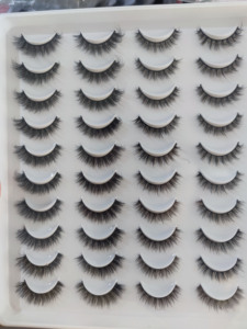 Faux <span class=keywords><strong>cils</strong></span> naturels longs en vison, lot de 20 paires, extension à la main, <span class=keywords><strong>volume</strong></span> <span class=keywords><strong>3d</strong></span>, maquillage, nouveau - Product Image 5