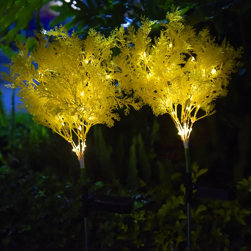 Solar Lights Outdoor Decorative Solar Rime Flower LED Ground Light For Garden Lawn Pathway Patio Yard