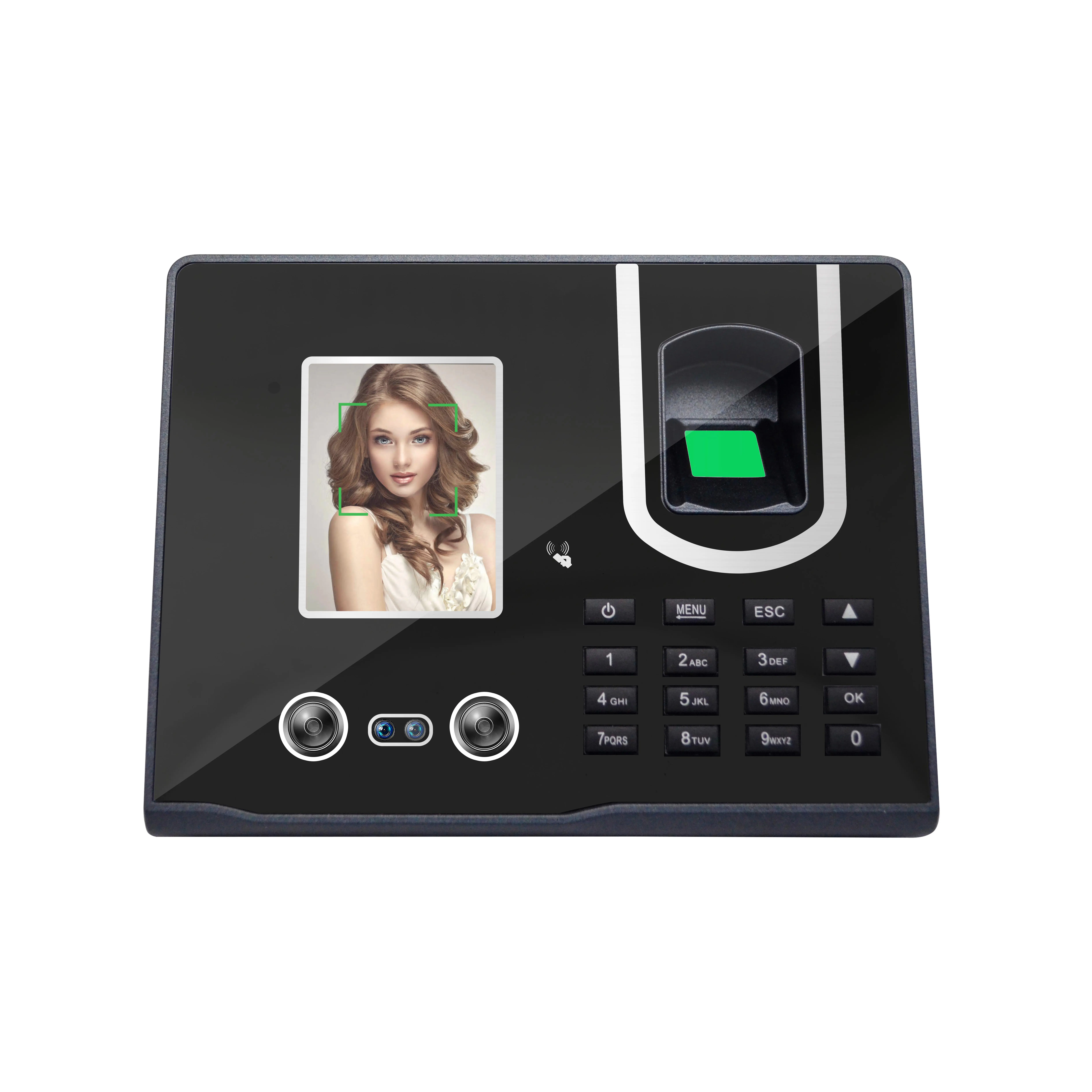 Professional service face recognition biometric device fingerprint ID Card attendance machine fingerprint time