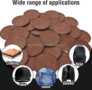 Großhandel Laser-gravierte PU-Leder-Patches – Aufbügel-Patches für Uniformen - Product Image 4