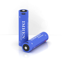 IMREN 3.7V 21700 4600mAh TYPE c Micro Usb Charge rapide INR21700 Batterie lithium rechargeable USB