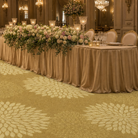 Tapis en nylon imprimé de luxe, résistant au feu, tapis mural à mur, tapis sur mesure pour salle de banquet