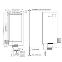 Étiquettes intelligentes pour la vente au détail, 2,9 pouces, SPI, 4 couleurs, IPS, EPD (128*296), faible consommation d'énergie, écran LCD Eink, rétroéclairage LED, montage en surface, pour l'IoT