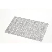Chemin de table moderne de luxe, design tissé avec des sets de table en PVC irréguliers, nouveaux nappes en matériau durable