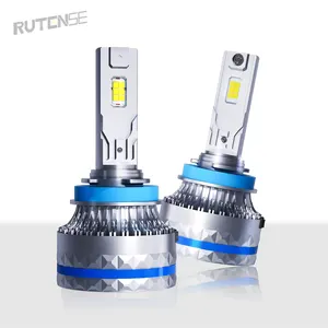 Systèmes d'éclairage de voiture RUTENSE conception unique lampes à led automatiques haute puissance 24000LM 120W H7 ampoules à led phares à led de voiture C10